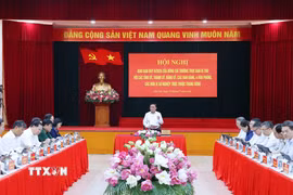 Quang cảnh hội nghị giao ban. (Ảnh: Phương Hoa/TTXVN)