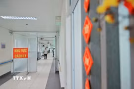 Khu vực cách ly. (Ảnh: Minh Quyết/TTXVN)