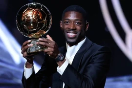 Ousmane Dembele giành danh hiệu Quả bóng Vàng 2025. (Nguồn: Getty Images)