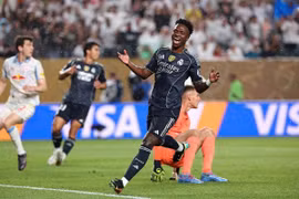 Vinicius Junior tỏa sáng đưa Real Madrid vào vòng 1/8 FIFA Club World Cup 2025. (Nguồn: Getty Images)