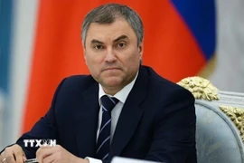 Chủ tịch Duma Quốc gia Quốc hội Liên bang Nga Vyacheslav Volodin. (Ảnh: Sputnik/TTXVN)