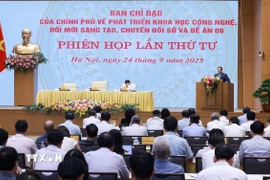 Thủ tướng Phạm Minh Chính chủ trì phiên họp. (Ảnh: Dương Giang/TTXVN)