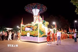 Lễ hội văn hóa dân gian đường phố với chủ đề "Thanh âm nguồn cội." (Nguồn: Báo Phú Thọ)