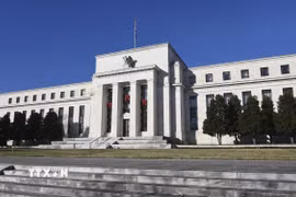 Trụ sở Cục Dự trữ Liên bang Mỹ (Fed) ở Washington, DC. (Ảnh: Kyodo/TTXVN)