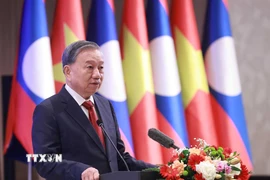 Tổng Bí thư Tô Lâm phát biểu. (Ảnh: Thống Nhất/ TTXVN)