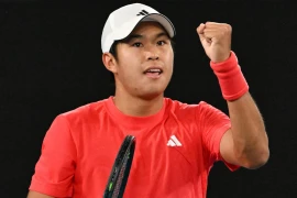 Learner Tien tạo nên địa chấn tại Australian Open 2025. (Nguồn: Getty Images)