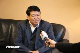Ông Nguyễn Đức Thắng, Chủ tịch CLB Văn nghệ Tháng Mười. (Ảnh: Thu Hằng/Vietnam+)