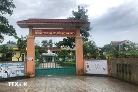 Trường Phổ thông Dân tộc bán trú Tiểu học Kim Thủy. (Ảnh: TTXVN phát)
