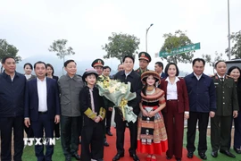 Chủ tịch nước Lương Cường dự Lễ phát động “Tết trồng cây đời đời nhớ ơn Bác Hồ.” (Ảnh: Lâm Khánh/TTXVN)