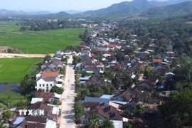 Xã miền núi Xuân Quang 2 (Đồng Xuân, Phú Yên). (Ảnh: Tường Quân/TTXVN)