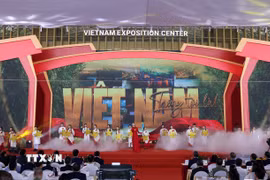 Trung tâm Triển lãm Việt Nam (VEC) là nơi diễn ra chuỗi sự kiện của tuần lễ Tổ chức Sự kiện và Triển lãm Việt Nam 2026. (Ảnh: Quốc Khánh/TTXVN)