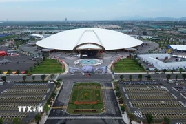 Đây là địa điểm tổ chức Triển lãm thành tựu đất nước nhân kỷ niệm 80 năm Ngày Quốc khánh từ 28/8 đến 5/9. (Ảnh: Quốc Khánh/TTXVN)