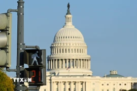Tòa nhà Quốc hội Mỹ tại Washington, D.C. (Ảnh: THX/TTXVN)