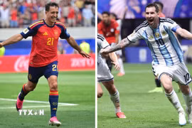 Tây Ban Nha hay Argentina sẽ đăng quang tại World Cup 2026? (Ảnh: AFP/TTXVN)