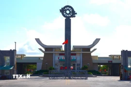 Cửa khẩu quốc tế Mộc Bài, tỉnh Tây Ninh. (Ảnh: Minh Phú/TTXVN)