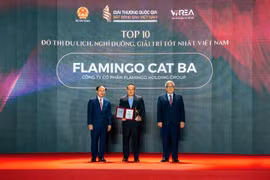 Flamingo Cát Bà được vinh danh Top 10 đô thị du lịch, nghỉ dưỡng, giải trí tốt nhất Việt Nam.