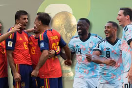 Tây Ban Nha đối đầu Bỉ tranh vé bán kết World Cup 2026. (Ảnh: THX/TTXVN)