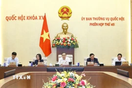 Chủ tịch Quốc hội Trần Thanh Mẫn phát biểu. (Ảnh: Doãn Tấn/TTXVN)