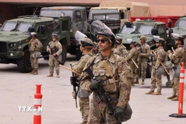 Lực lượng Vệ binh Quốc gia. (Ảnh: THX/TTXVN)