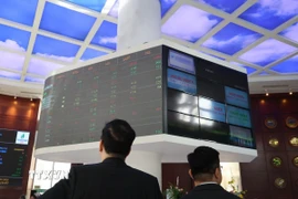 Nhà đầu tư theo dõi diễn biến thị trường cổ phiếu tại sàn HOSE. (Ảnh: Hứa Chung/TTXVN)