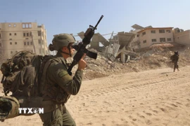 Binh sỹ Israel. (Ảnh: THX/TTXVN)