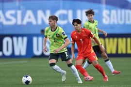 U17 Việt Nam đối đầu U17 Australia với quyết tâm chiến thắng. (Nguồn: VFF)