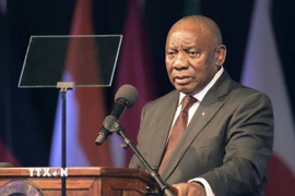 Tổng thống Nam Phi Cyril Ramaphosa. (Ảnh: Kyodo/TTXVN)