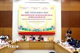 Quang cảnh Hội thảo. (Ảnh: Đinh Văn Nhiều/TTXVN)