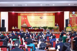 Đại hội biểu quyết thông qua danh sách nhân sự bầu Ban Chấp hành Đảng bộ Cơ quan Ban Tổ chức Trung ương nhiệm kỳ 2025-2030. (Ảnh: Phương Hoa/TTXVN)
