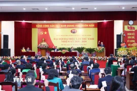 Đại hội biểu quyết thông qua danh sách nhân sự bầu Ban Chấp hành Đảng bộ Cơ quan Ban Tổ chức Trung ương nhiệm kỳ 2025-2030. (Ảnh: Phương Hoa/TTXVN)