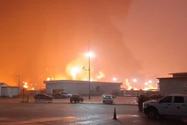 Hiện trường xảy ra vụ cháy.