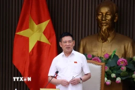 Phó Thủ tướng Hồ Đức Phớc phát biểu chỉ đạo. (Ảnh: Văn Điệp/TTXVN)