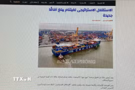 Báo Liga Hispano của Ai Cập đánh giá tự chủ chiến lược của Việt Nam phát triển lên tầm cao mới (ảnh chụp màn hìnhh). (Ảnh: Nguyễn Trường/TTXVN)