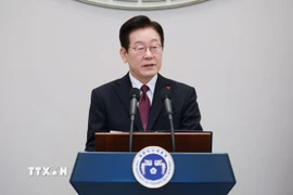 Tổng thống Hàn Quốc Lee Jae Myung. (Ảnh: Yonhap/TTXVN)