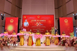 Một tiết mục văn nghệ của kiều bào mừng Xuân Quê hương 2026 tại Thái Lan. (Ảnh: Đỗ Sinh/TTXVN)