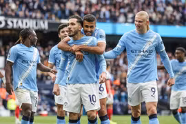 Man City đánh bại Arsenal để khiến cuộc đua Premier League căng thẳng. (Nguồn: Getty Images)