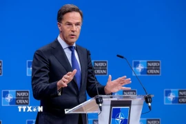 Tổng thư ký Tổ chức Hiệp ước Bắc Đại Tây Dương (NATO) Mark Rutte. (Ảnh: THX/TTXVN)