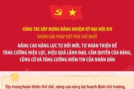 3 nhóm giải pháp chủ yếu của công tác xây dựng Đảng nhiệm kỳ Đại hội XIV