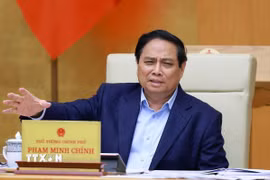 Thủ tướng Phạm Minh Chính chủ trì Phiên họp Chính phủ thường kỳ tháng 2 năm 2025. (Ảnh: Dương Giang/TTXVN)