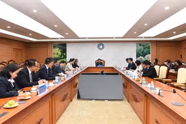 Quang cảnh buổi tiếp. (Nguồn: Bộ Tài chính)