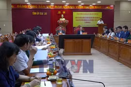 Trưởng ban Tuyên giáo và Dân vận kiểm tra công tác chuẩn bị bầu cử