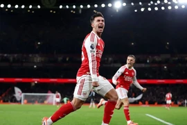 Martin Zubimendi ghi bàn giúp Arsenal chiến thắng. (Nguồn: Getty Images)