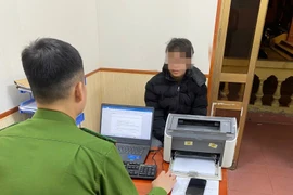 Nguyễn Tiến Nam làm việc với cơ quan công an.