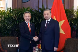 Tổng Bí thư, Chủ tịch nước Tô Lâm tiếp ông Jonathan Yap, Tổng giám đốc Tập đoàn CapitaLand. (Ảnh: Thống Nhất/TTXVN)