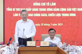 Tổng Bí thư Tô Lâm phát biểu. (Ảnh: Thống Nhất/TTXVN)