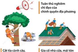 Một số biện pháp để giảm thiểu thiệt hại do gió bão và mưa lớn gây ra
