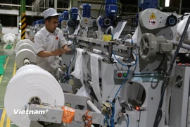 Doanh nghiệp đẩy mạnh ứng dụng công nghệ để nâng cao năng suất lao động. (Ảnh: Đức Duy/Vietnam+)
