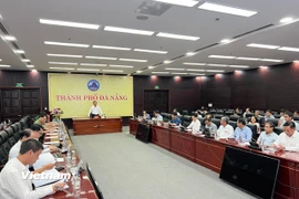 Thành phố Đà Nẵng họp rà soát công tác phòng chống bão Bualoi. (Ảnh: Thanh Phong/Vietnam+)
