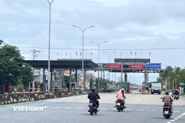 Trạm thu phí BOT-545 nằm tại Km943+750 phường An Thắng, thành phố Đà Nẵng. (Vietnam+)