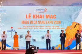 Khai mạc triển lãm Made in Da Nang Expo 2026. (Ảnh: Thanh Phong/Vietnam+)